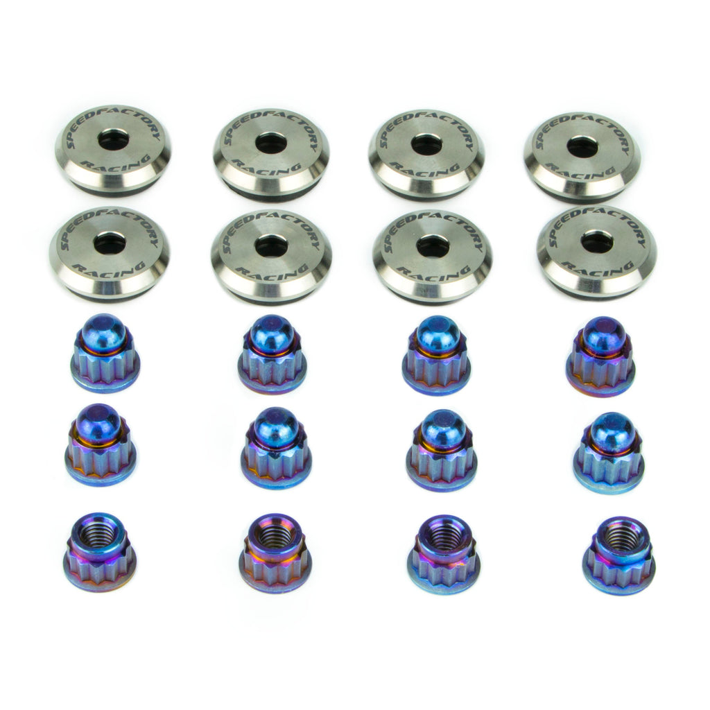 SpeedFactory Racing B-Series VTEC Titanium Valve Cover Hardware