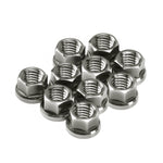 SpeedFactory Racing Titanium M8 x 1.25MM 6-Point Nuts Only (10-Pack)