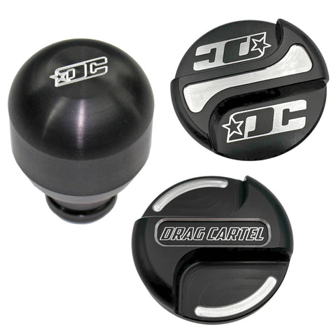 DC R-type Shift Knob and Oil Cap Special 25 – DRAG CARTEL IND.